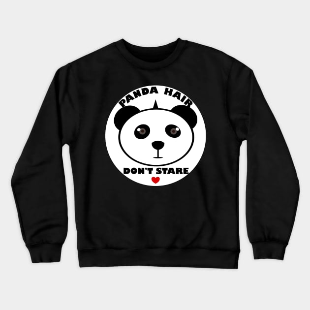 Panda bad hair day Crewneck Sweatshirt by Nice Surprise